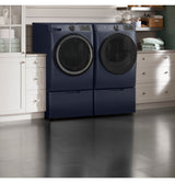 GE(R) ENERGY STAR(R) 7.8 cu. ft. Capacity Smart Front Load Electric Dryer with Sanitize Cycle - (GFD55ESPRRS)