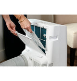 GE(R) 10,000 BTU Portable Air Conditioner for Medium Rooms up to 350 sq ft. (7,200 BTU SACC) - (APCA10YBMW)