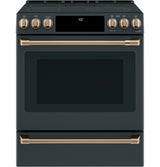 Caf(eback)(TM) 30" Smart Slide-In, Front-Control, Radiant and Convection Range - (CES700P3MD1)