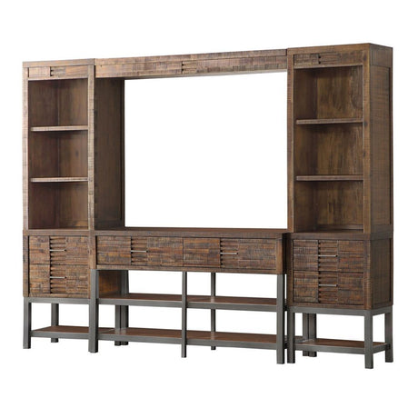 Andria - Entertainment Center - Reclaimed Oak