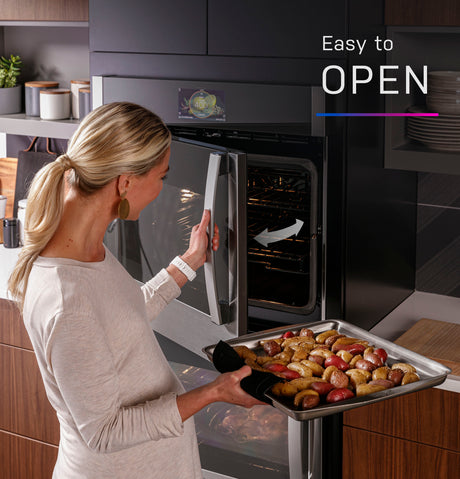 GE Profile(TM) 30" Smart Built-In Convection Double Wall Oven with Left-Hand Side-Swing Doors - (PTD700LSNSS)