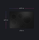 GE Profile(TM) 30" Built-In Touch Control Electric Cooktop - (PEP7030DTBB)