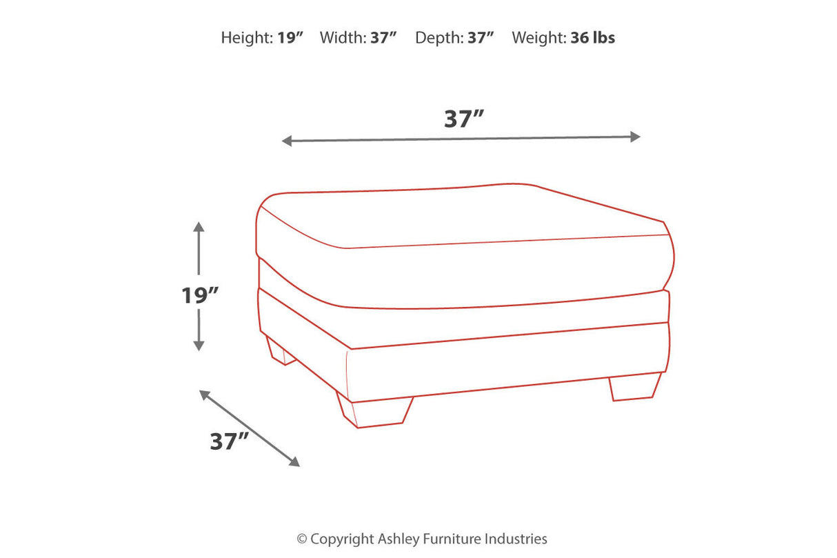 Tracling Oversized Ottoman - (7260008)