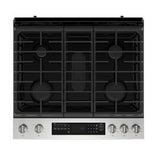 30" Wide Slide-In Gas Range With Air Fry - 58 Cubic Feet - Gray