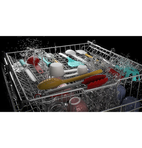 GE(R) ENERGY STAR(R) Top Control with Plastic Interior Dishwasher with Sanitize Cycle & Dry Boost - (GDP630PGRWW)