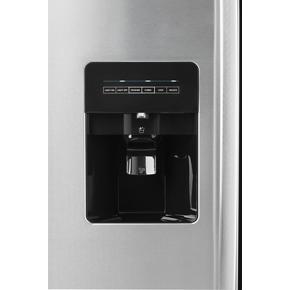 33" Side-By-Side Refrigerator With Dual Pad External Ice And Water Dispenser