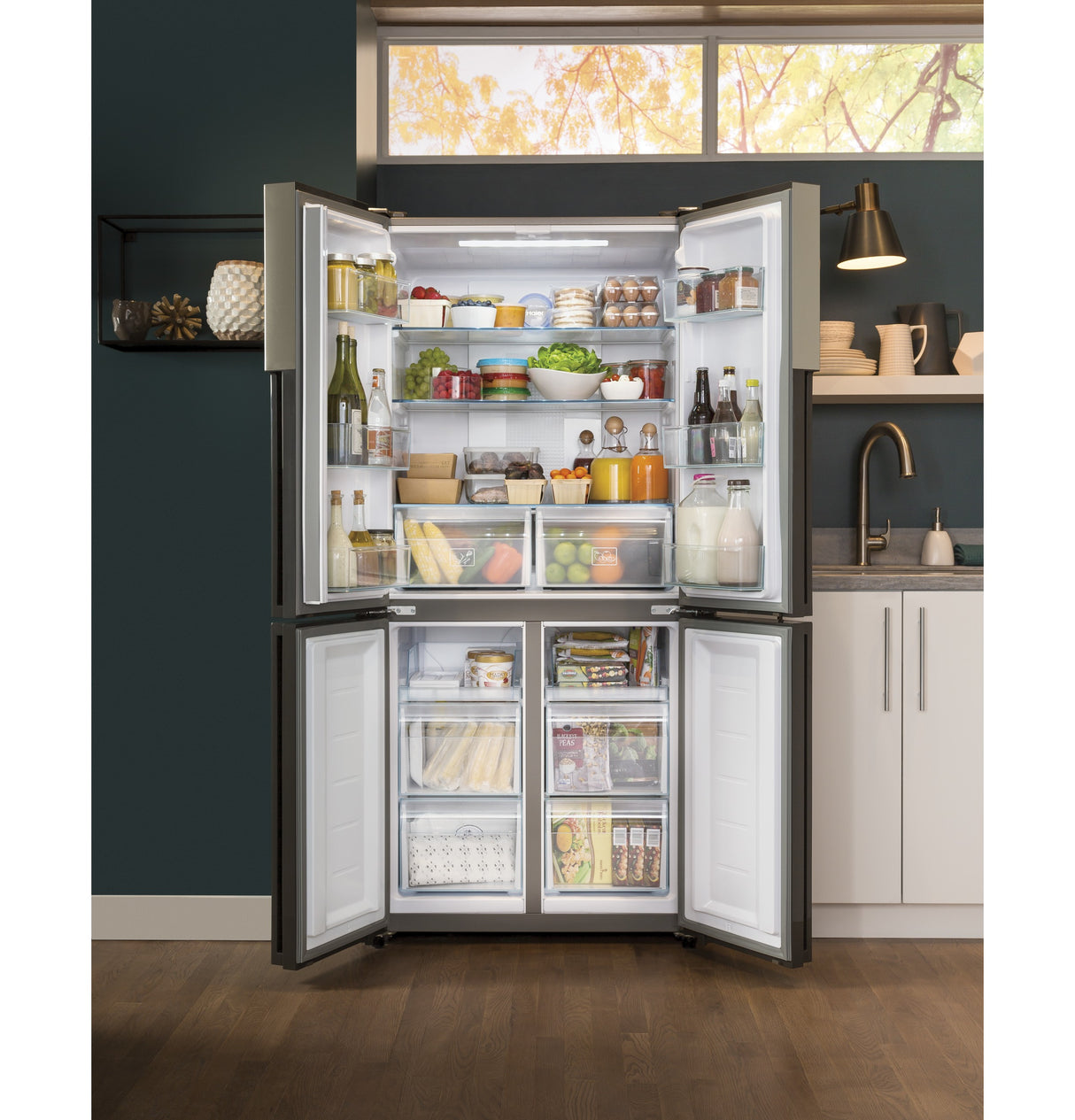 16.8 Cu. Ft. Quad Door Refrigerator - (QHE16HYPFS)