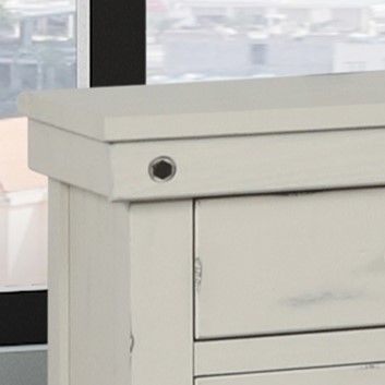 3 Drawer Nightstand - White