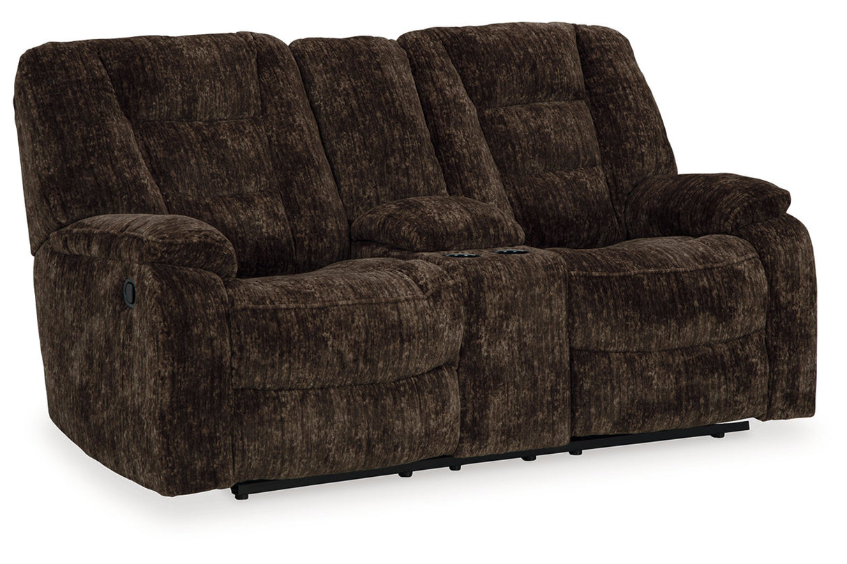 Soundwave Reclining Loveseat With Console - (7450294)
