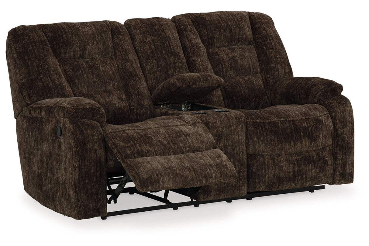 Soundwave Reclining Loveseat With Console - (7450294)