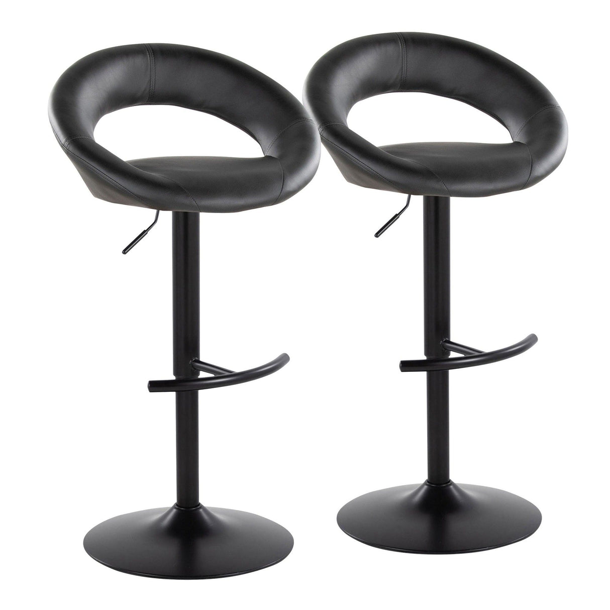 Posh - Adjustable Barstool With Swivel (Set of 2)