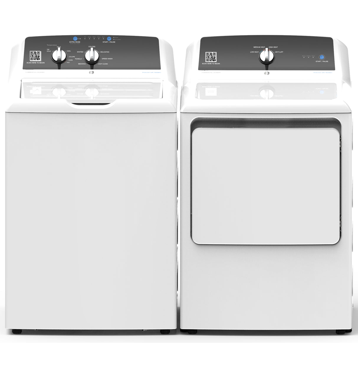 GE(R) 4.2 cu. ft. Capacity Commercial Washer with Stainless Steel Basket, Built-In App Payment System SITE WIFI REQUIRED - (VTW525ASRWB)