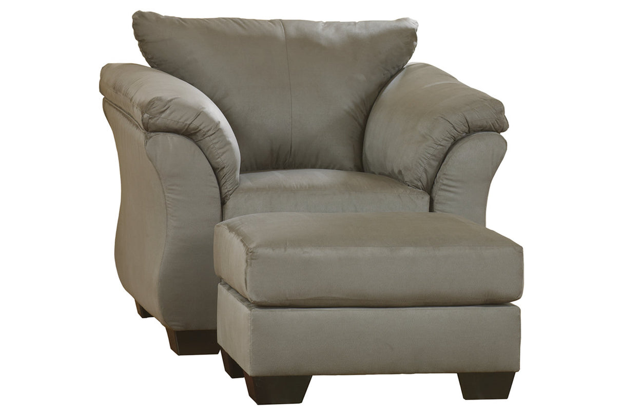 Darcy Chair and Ottoman - (75005U7)