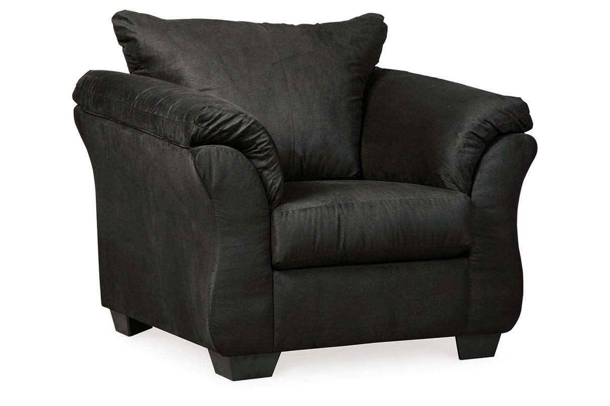 Darcy Chair and Ottoman - (75008U3)