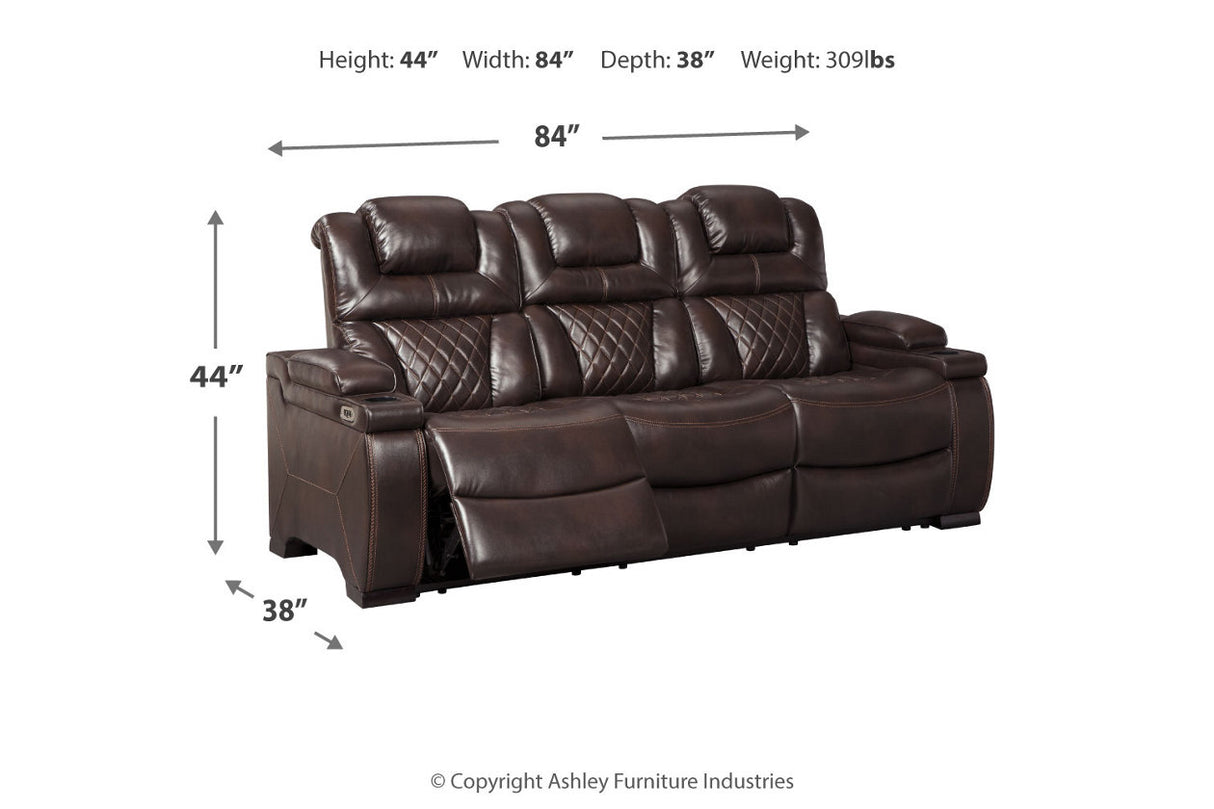 Warnerton Power Reclining Sofa and Loveseat - (75407U2)