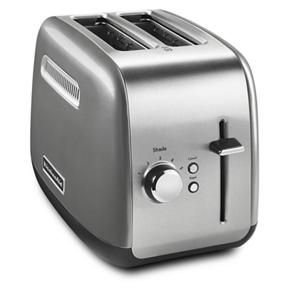 2-Slice Toaster With manual lift lever - Contour Silver