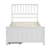 Twin Size Platform Bed With Two Drawers