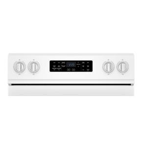 64 Cubic Feet Freestanding Electric Range With Frozen Bake Technology - White