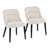 Rina - Dining Chair - Black Wood (Set of 2)