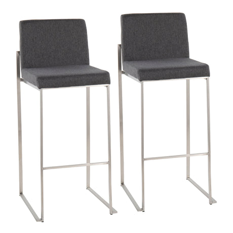 Fuji - Contemporary And Modern Elegance High Back Barstool