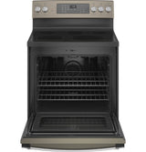 GE(R) 30" Free-Standing Electric Convection Range with No Preheat Air Fry - (JB735EPES)