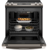 GE(R) 30" Slide-In Electric Convection Range with No Preheat Air Fry - (JS760EPES)