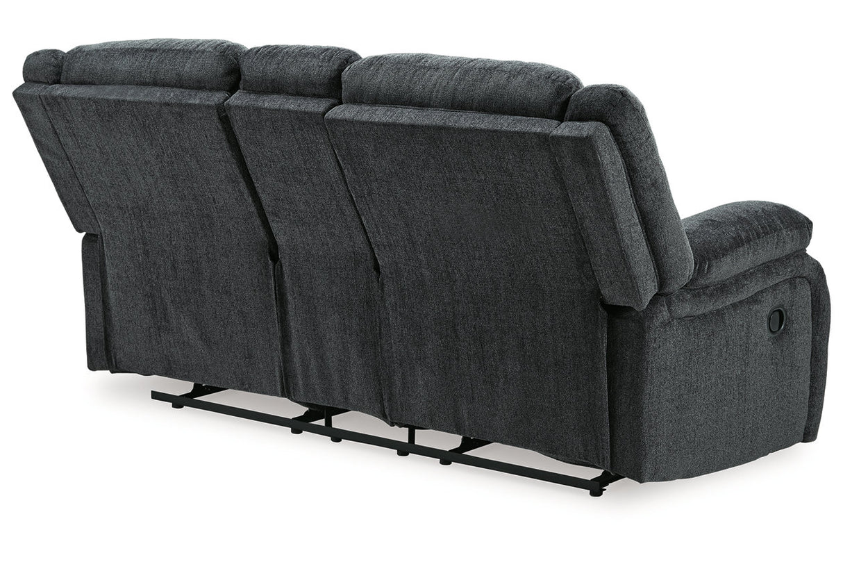 Draycoll Reclining Loveseat With Console - (7650494)