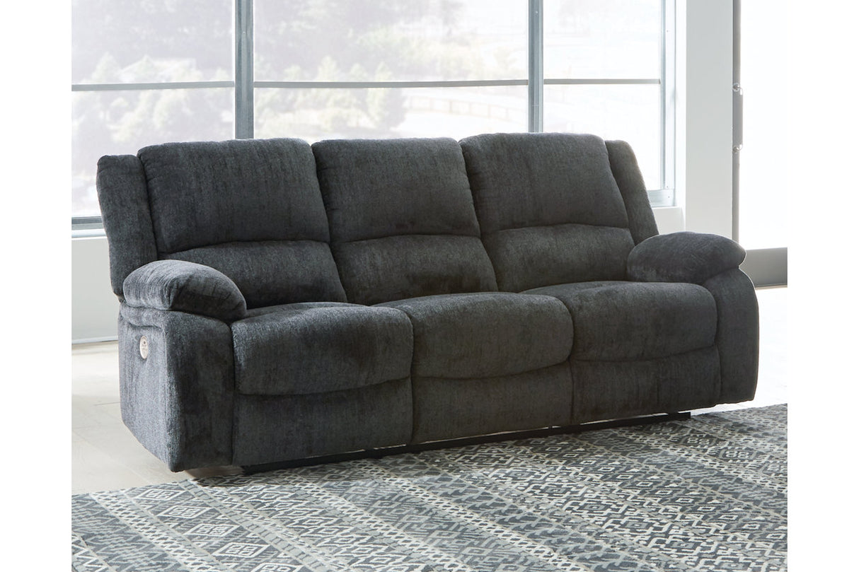 Draycoll Power Reclining Sofa and Loveseat - (76504U2)