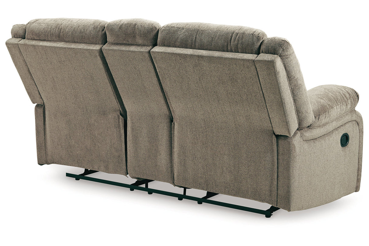Draycoll Reclining Loveseat With Console - (7650594)