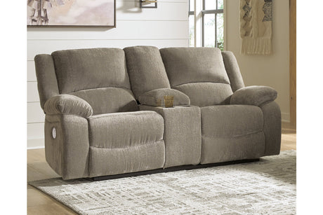 Draycoll Power Reclining Loveseat With Console - (7650596)