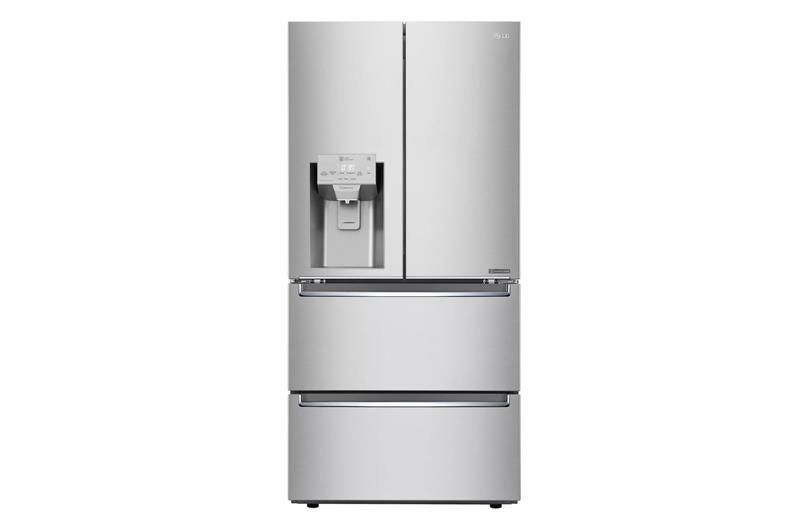 18.3 cu. ft. Counter-Depth French Door Refrigerator with Tall Ice and Water Dispenser - (LRMXC1803S)