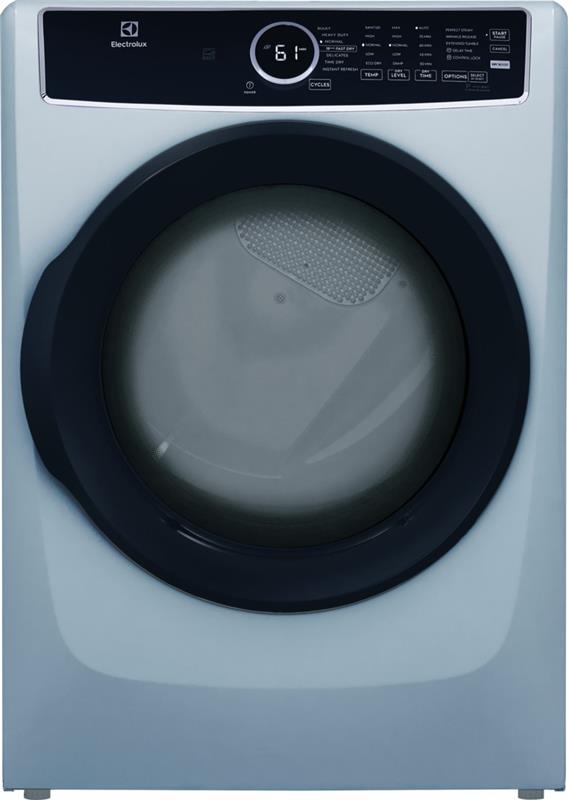 Front Load Perfect Steam Electric Dryer with Instant Refresh  8.0 Cu. Ft. - (ELFE7437A)