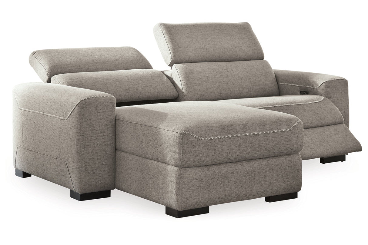 Mabton 2-piece Power Reclining Sectional With Chaise - (77005S4)