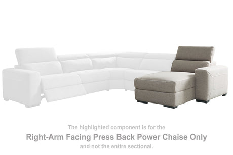 Mabton Right-arm Facing Power Reclining Back Chaise - (7700597)