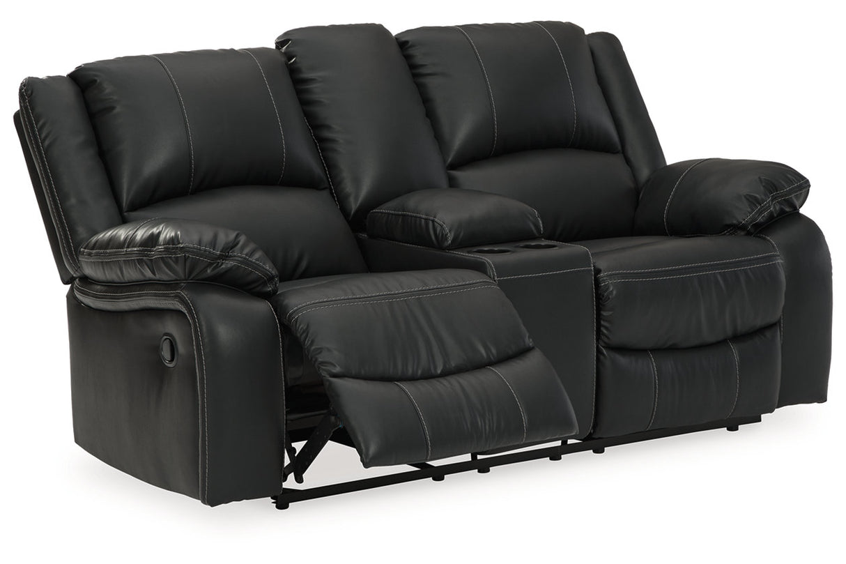 Calderwell Reclining Loveseat With Console - (7710194)