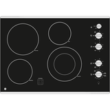 GE(R) 30" Built-In Knob Control Electric Cooktop - (JP3530SJSS)