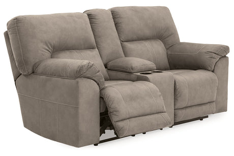Cavalcade Reclining Loveseat With Console - (7760194)