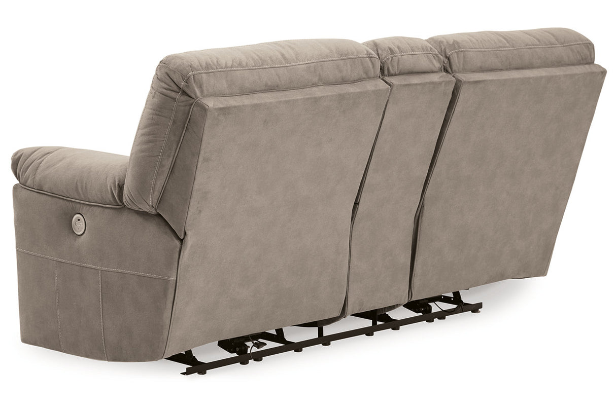 Cavalcade Power Reclining Loveseat With Console - (7760196)