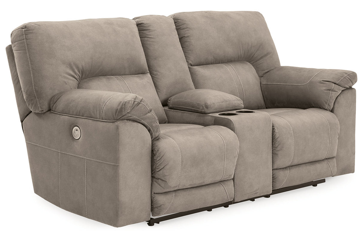 Cavalcade Power Reclining Loveseat With Console - (7760196)