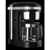 12 Cup Drip Coffee Maker With Spiral Showerhead And Programmable Warming Plate - Onyx Black