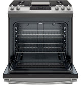 GE(R) 30" Slide-In Front Control Gas Range - (JGSS66SELSS)