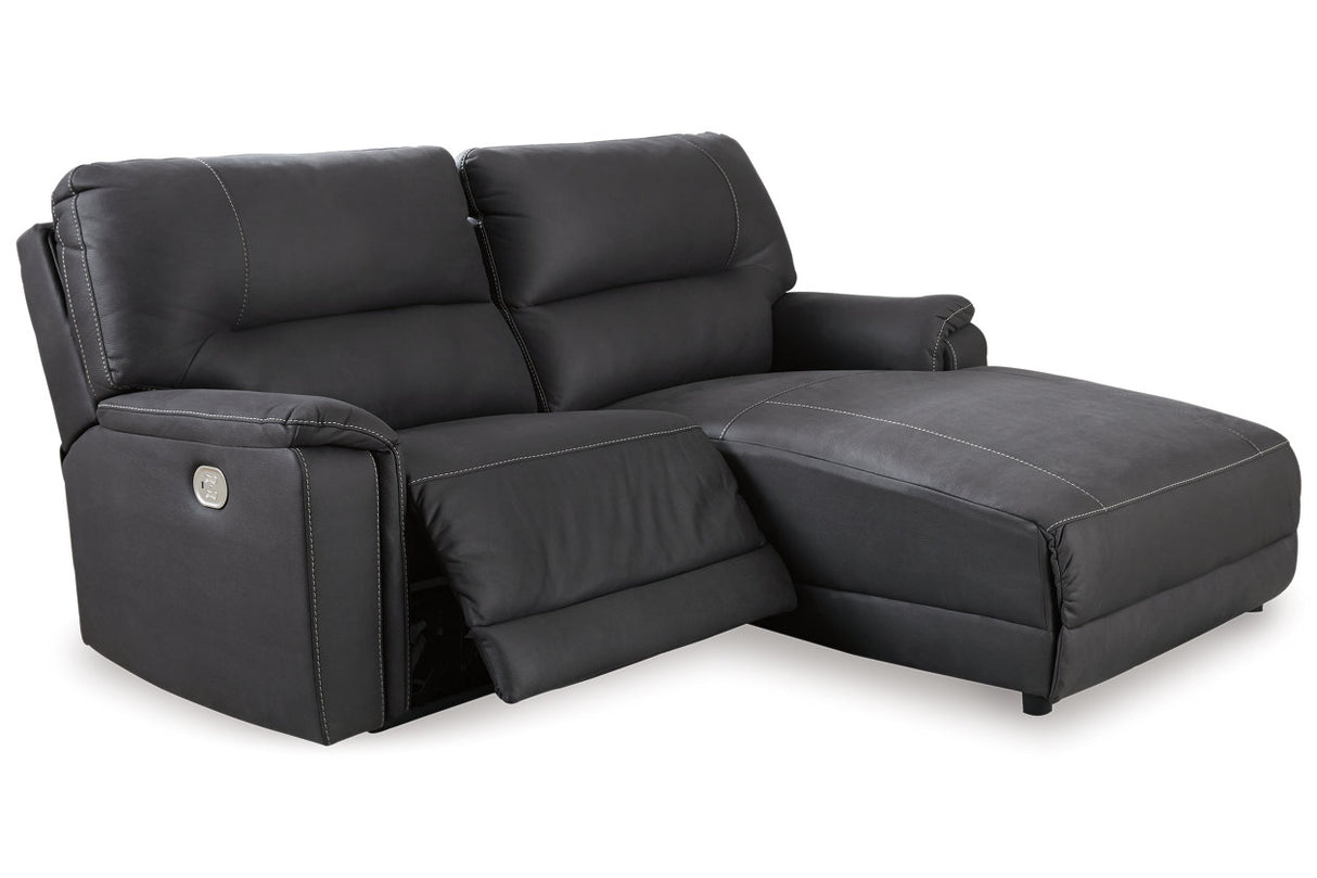 Henefer 2-piece Power Reclining Sectional With Chaise - (78606S3)