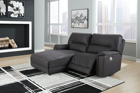 Henefer 2-piece Power Reclining Sectional With Chaise - (78606S4)
