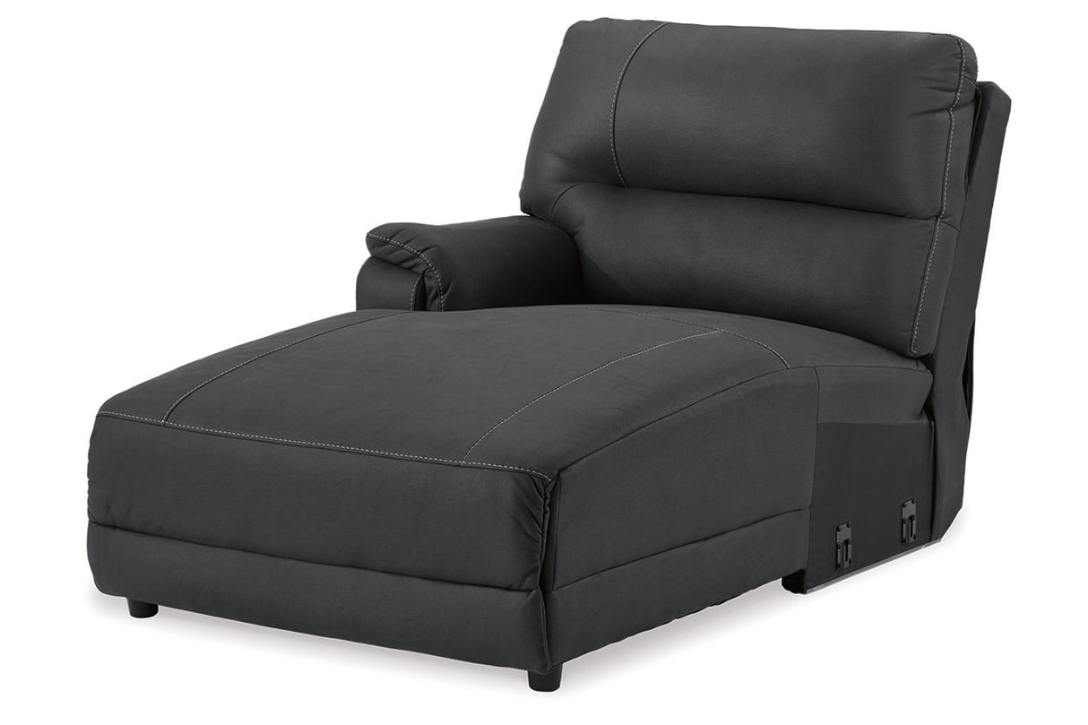 Henefer Left-arm Facing Power Reclining Back Chaise - (7860679)