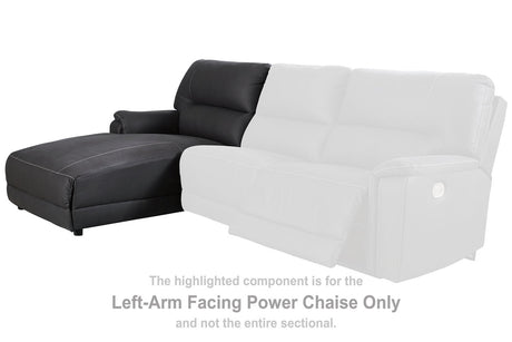 Henefer Left-arm Facing Power Reclining Back Chaise - (7860679)