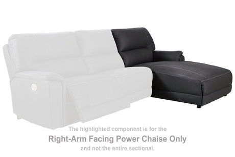 Henefer Right-arm Facing Power Reclining Back Chaise - (7860697)