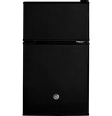 GE(R) ENERGY STAR(R) Double-Door Compact Refrigerator - (GDE03GGKBB)