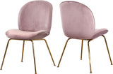 Paris - Dining Chair with Gold Legs (Set of 2)