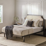 Bed Traditional Upholstered Metal