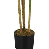 51" Tall, Artificial Plant, Dracaena Tree, Indoor, Faux, Fake, Floor, Greenery, Potted, Real Touch, Decorative - Green / Black